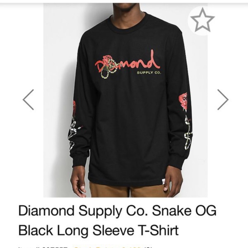Diamond Supply Co. Snake Long Sleeve